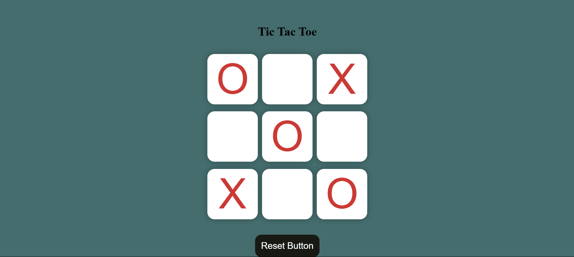 Tic Tac Toe Game