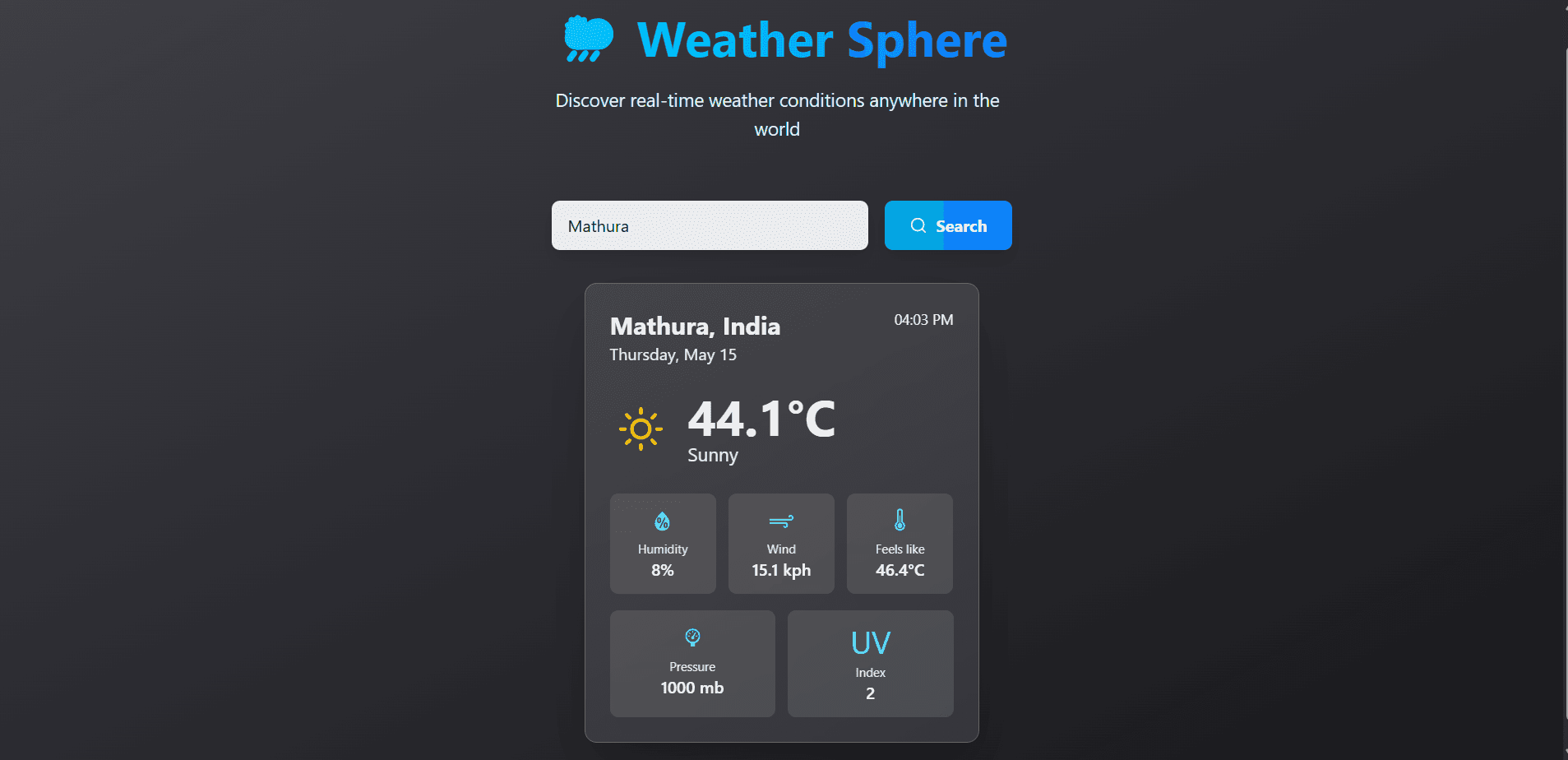Weather Sphere